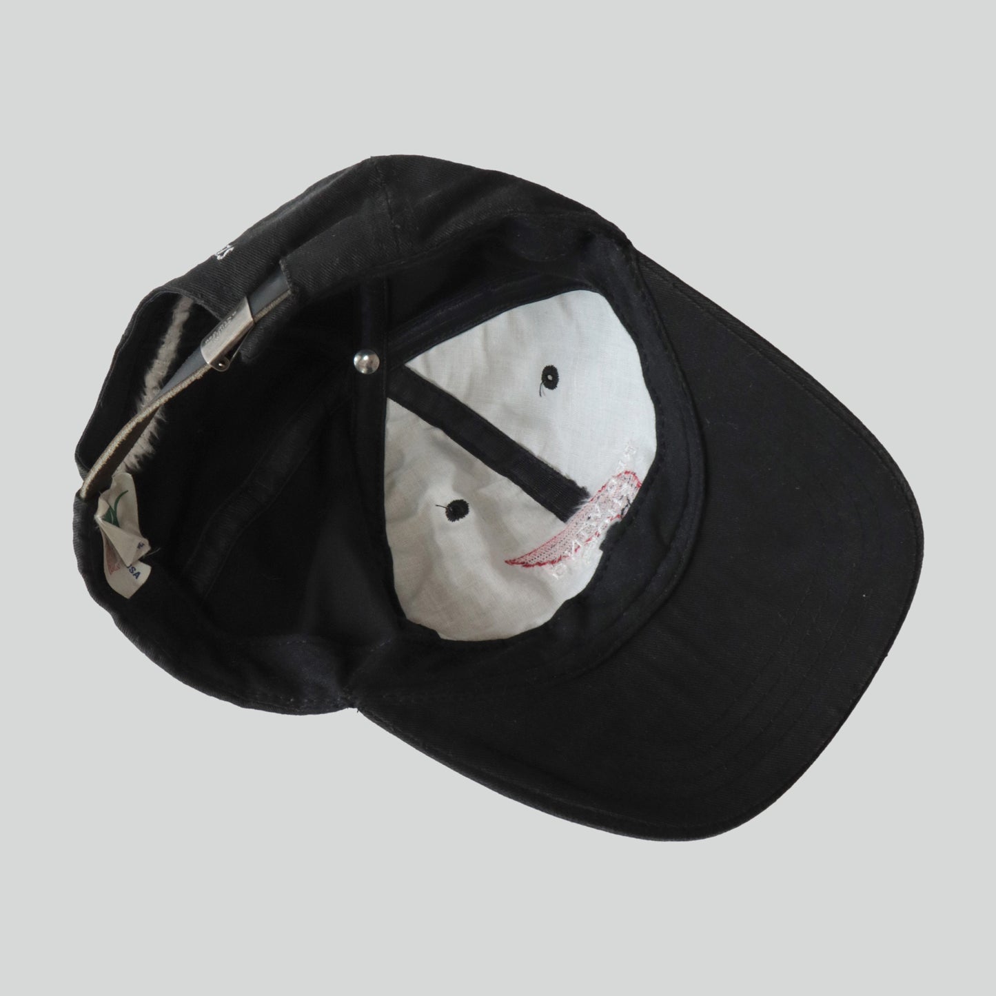 90s-00s Embroidered Logo Cap / Made in USA