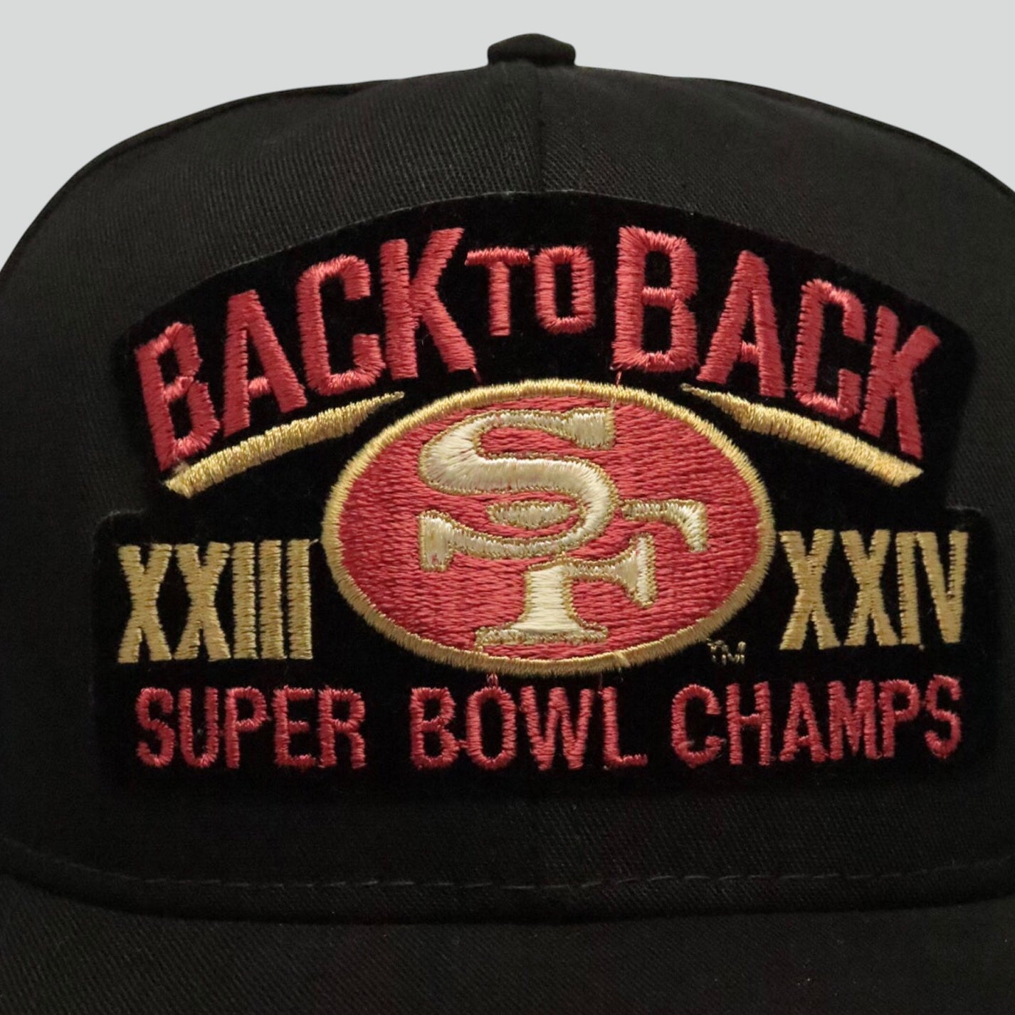 90's Cap "San Francisco 49ers Back to Back Super Bowl XXIII XXIV"