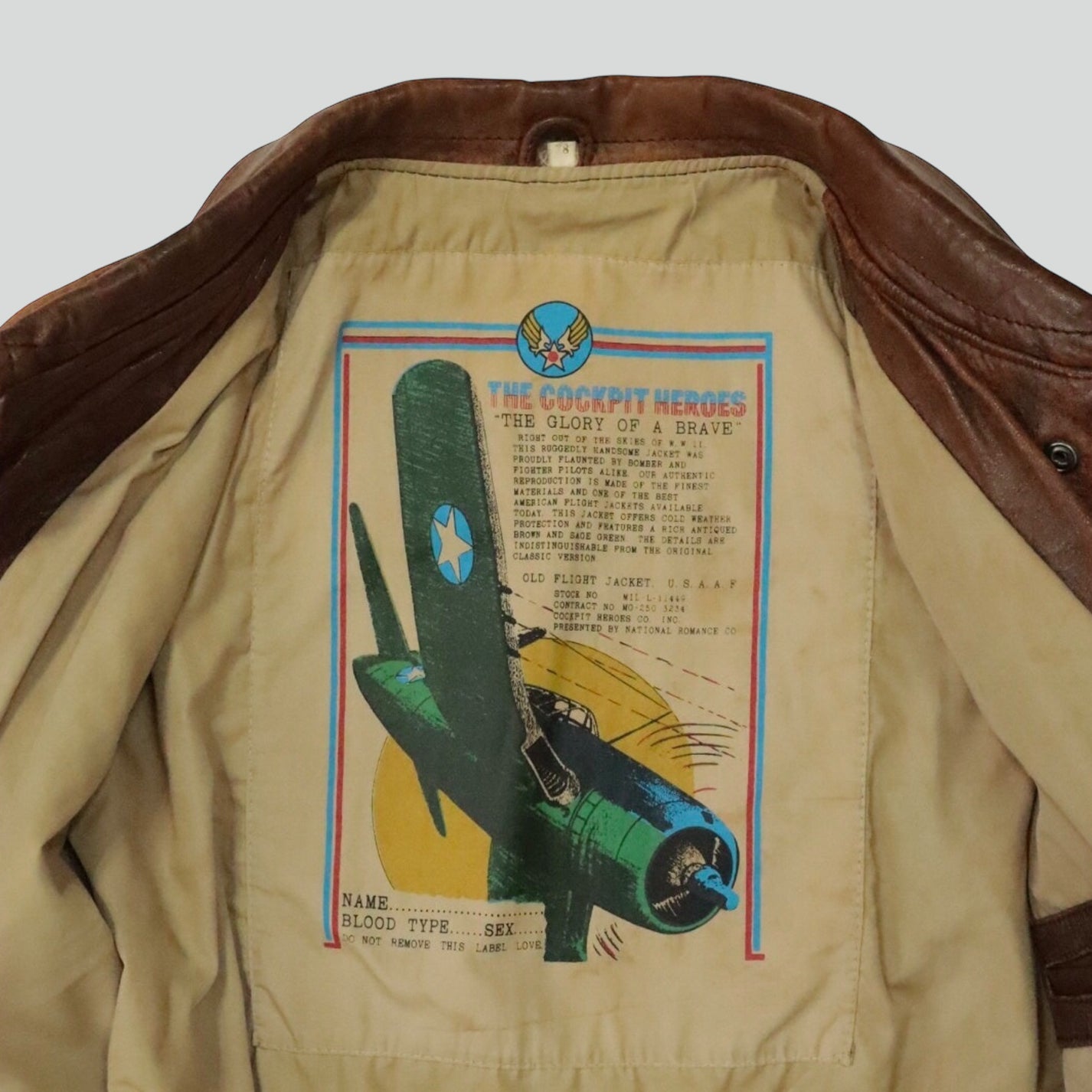 80~90's Flight Jacket "A-2"