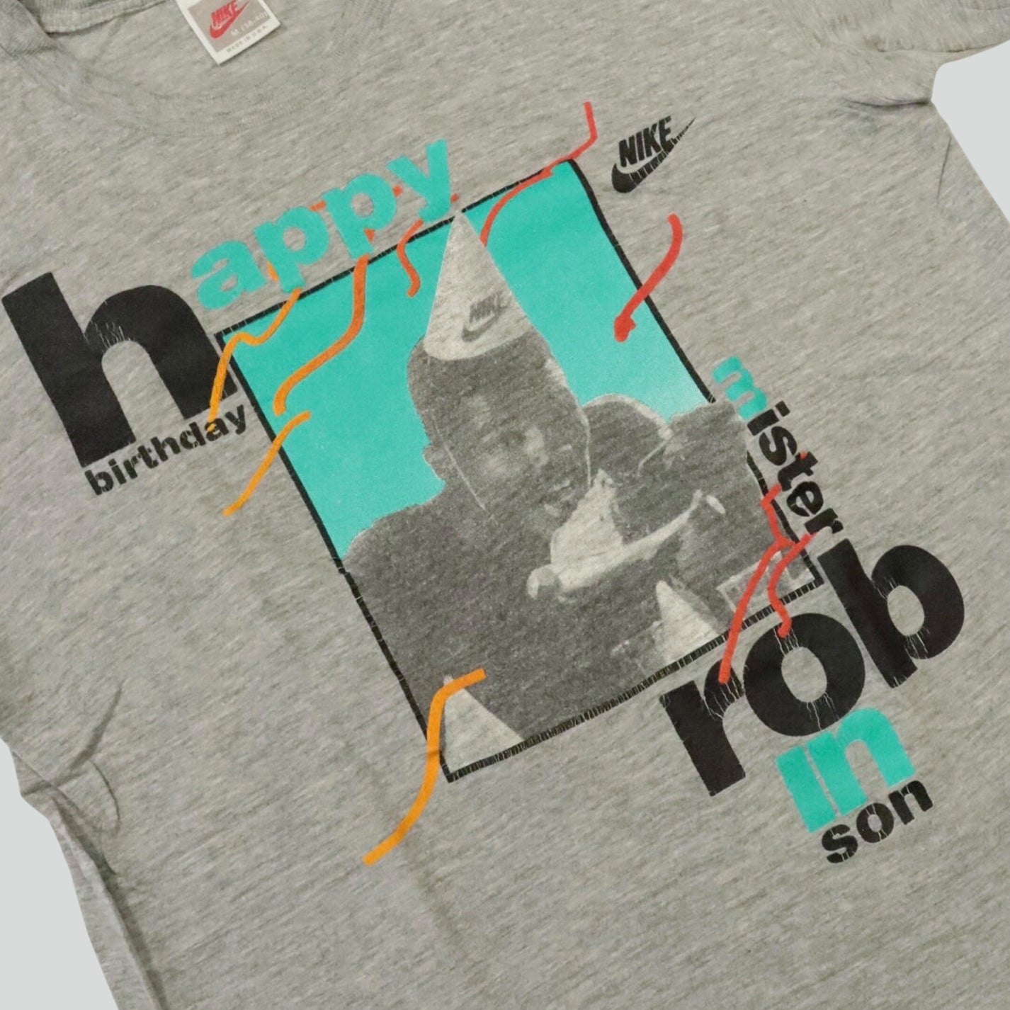 90's T-Shirt "Happy birthday Mr Robinson"