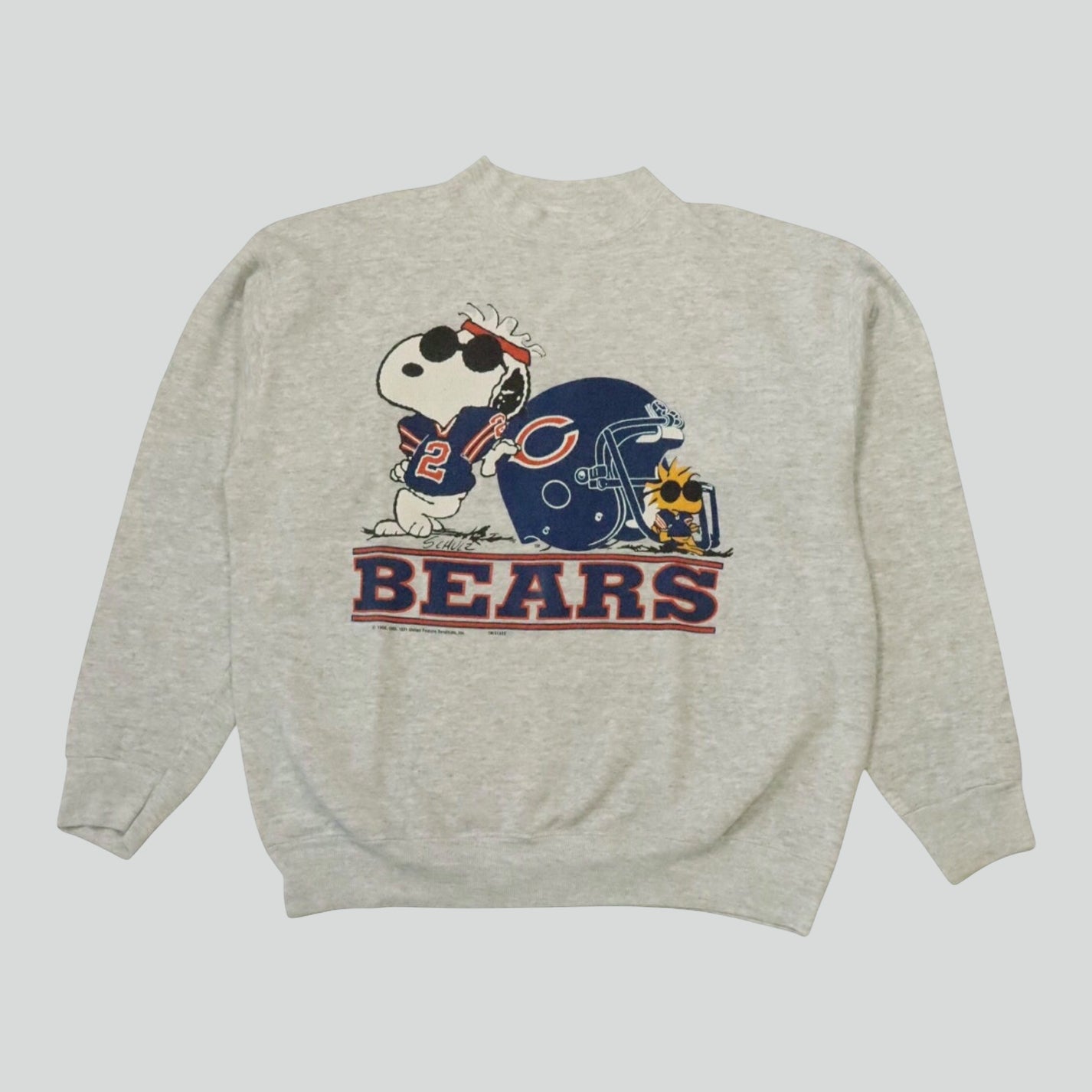 70~80's Sweatshirt "Chicago Bears × Snoopy"