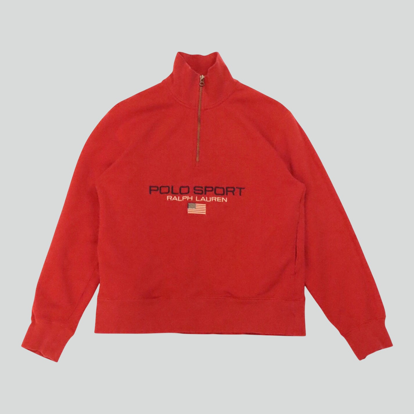 90's Sweatshirt "Logo Half-Zip"