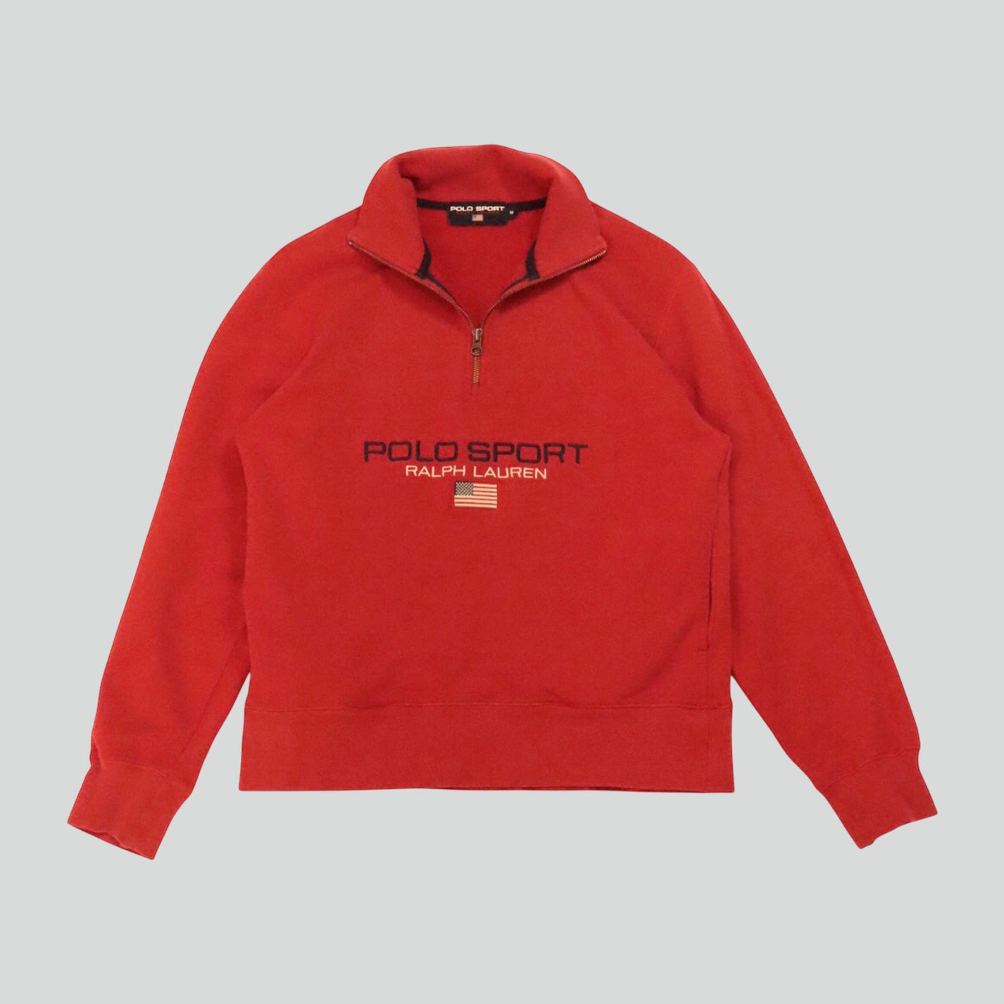 90's Sweatshirt "Logo Half-Zip"