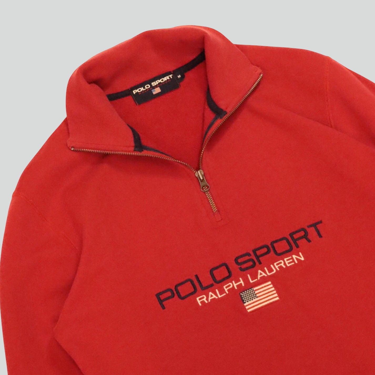 90's Sweatshirt "Logo Half-Zip"