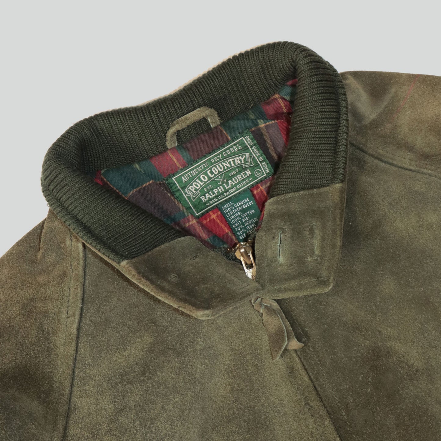 90's Suede Leather Jacket