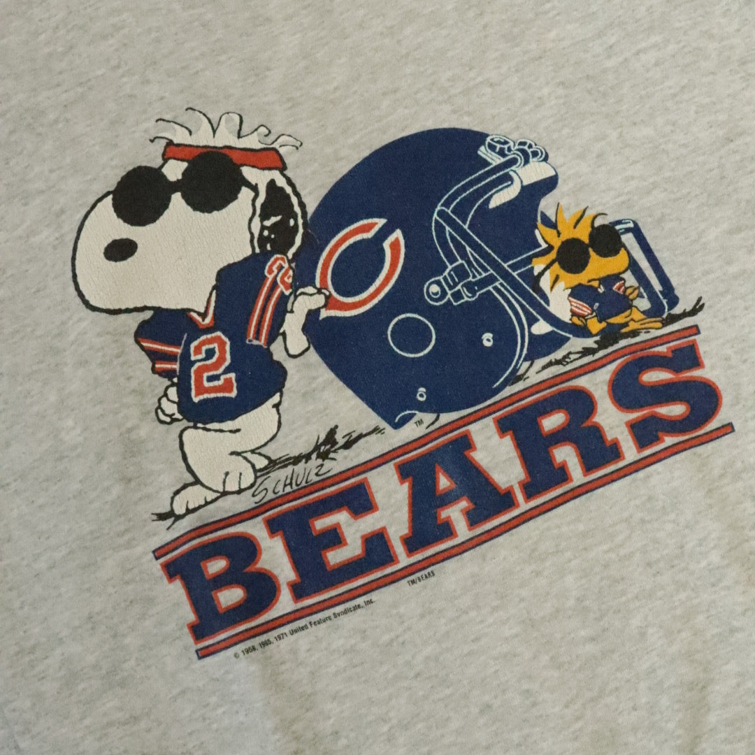 70~80's Sweatshirt "Chicago Bears × Snoopy"