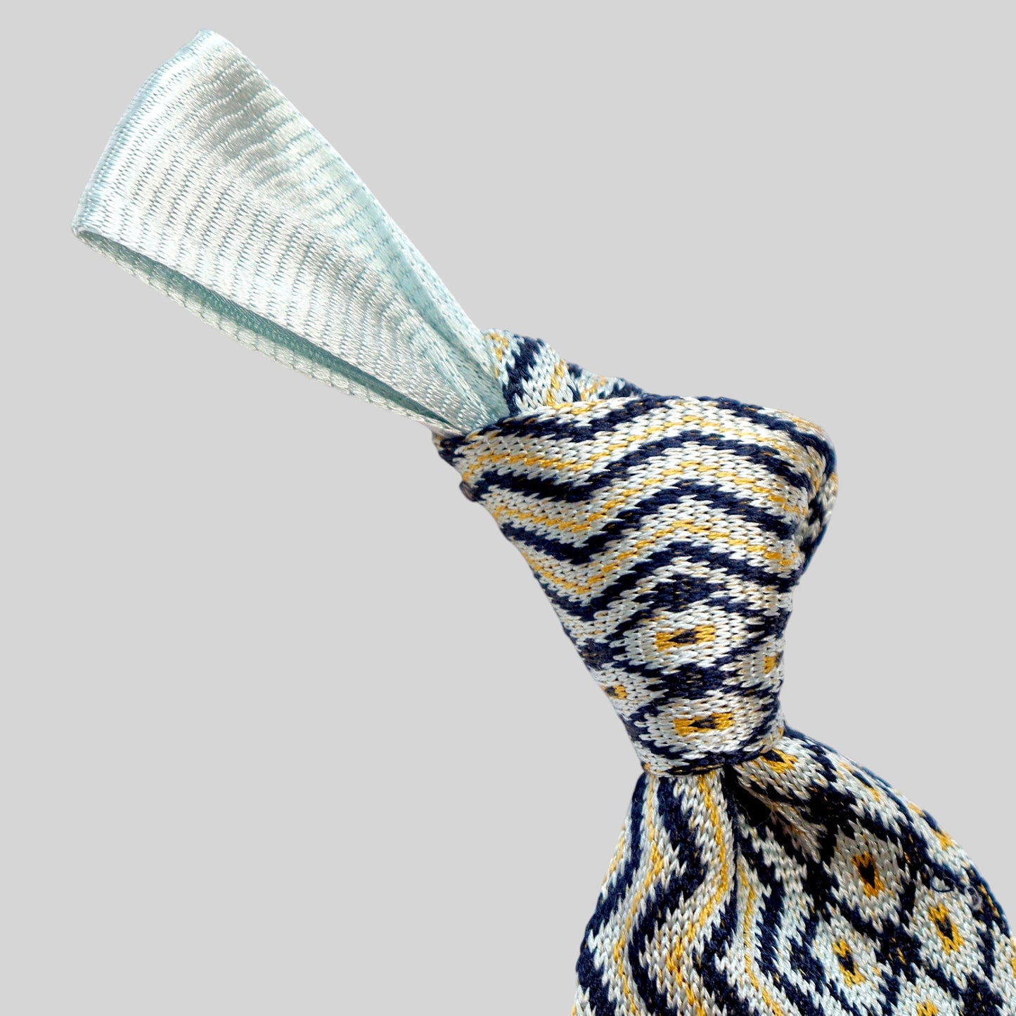 Geometric Knit Tie