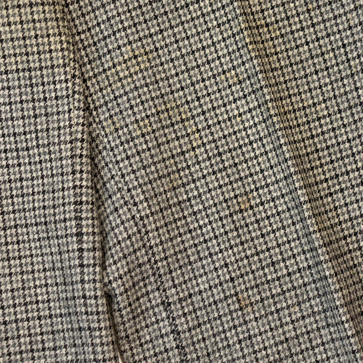 80s-90s Glen Check Wool Trousers