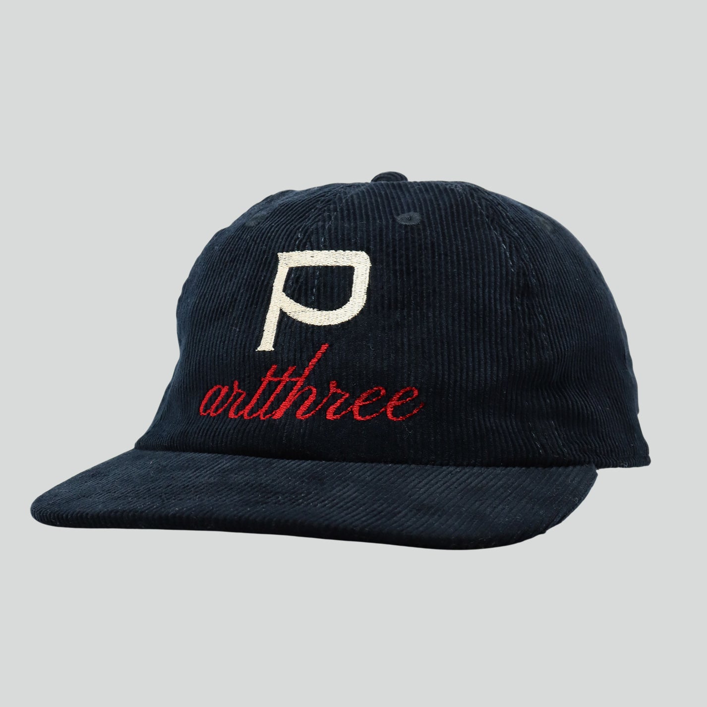 "P artthree Corduroy Hat" (BLACK)