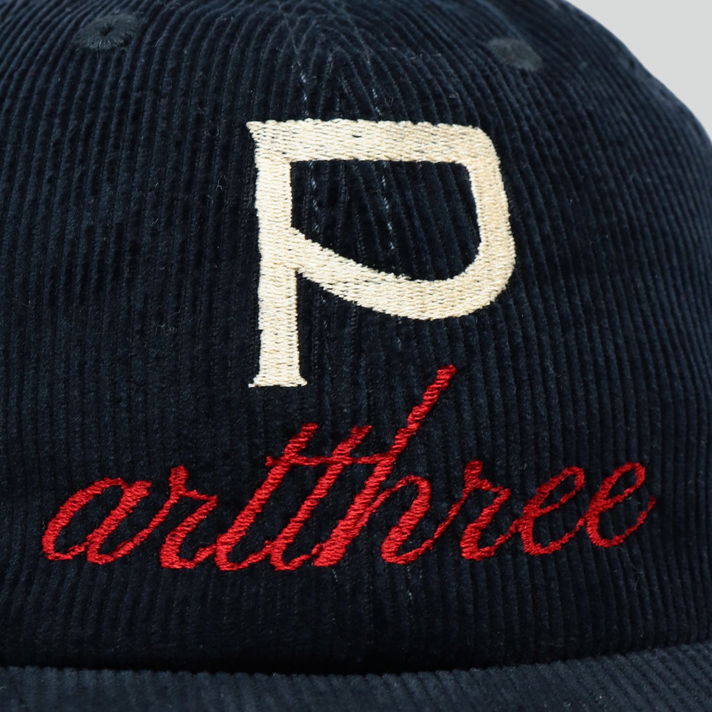 "P artthree Corduroy Hat" (BLACK)