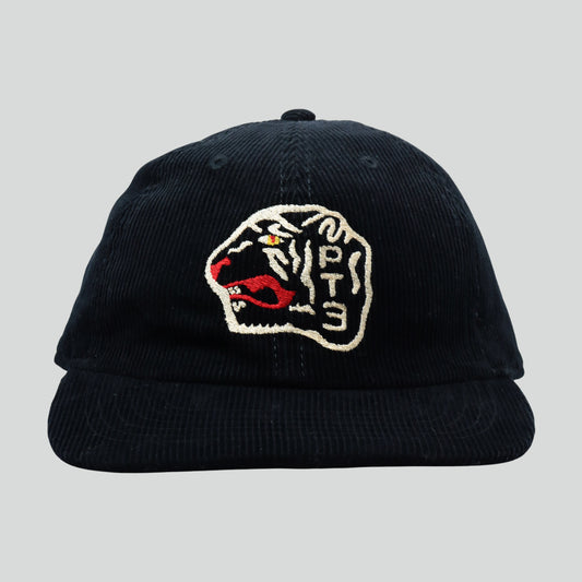 "Panther PT3 Corduroy Hat" (BLACK)