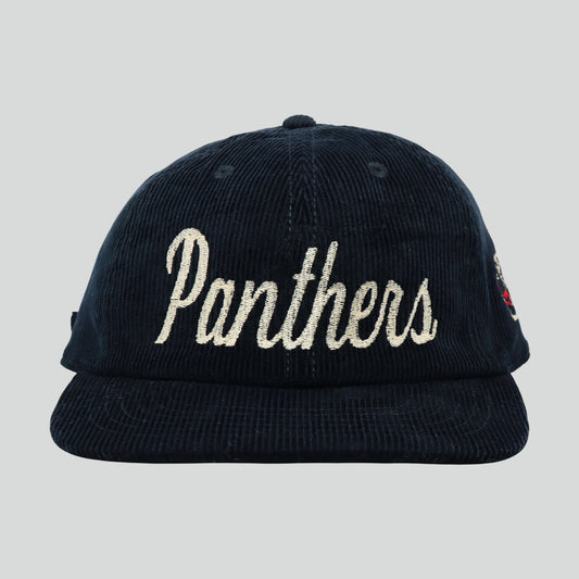 "Panthers Corduroy Hat" (BLACK)