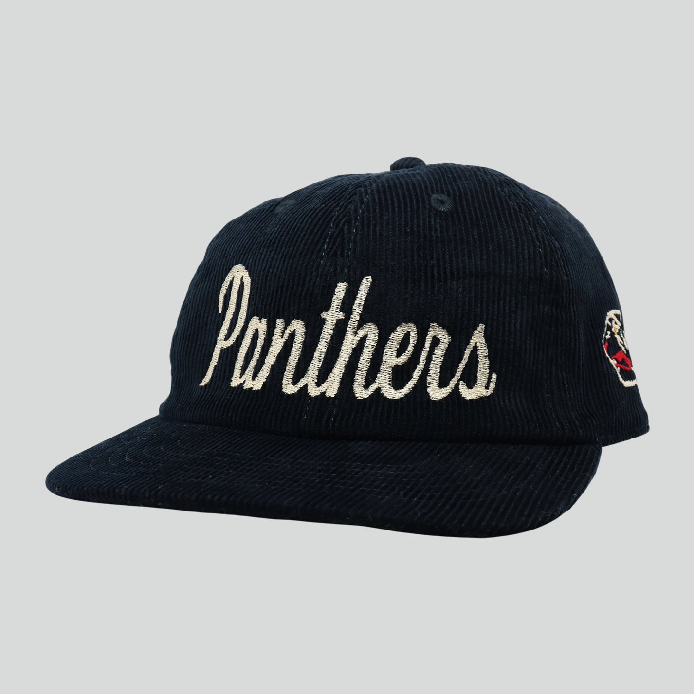 "Panthers Corduroy Hat" (BLACK)