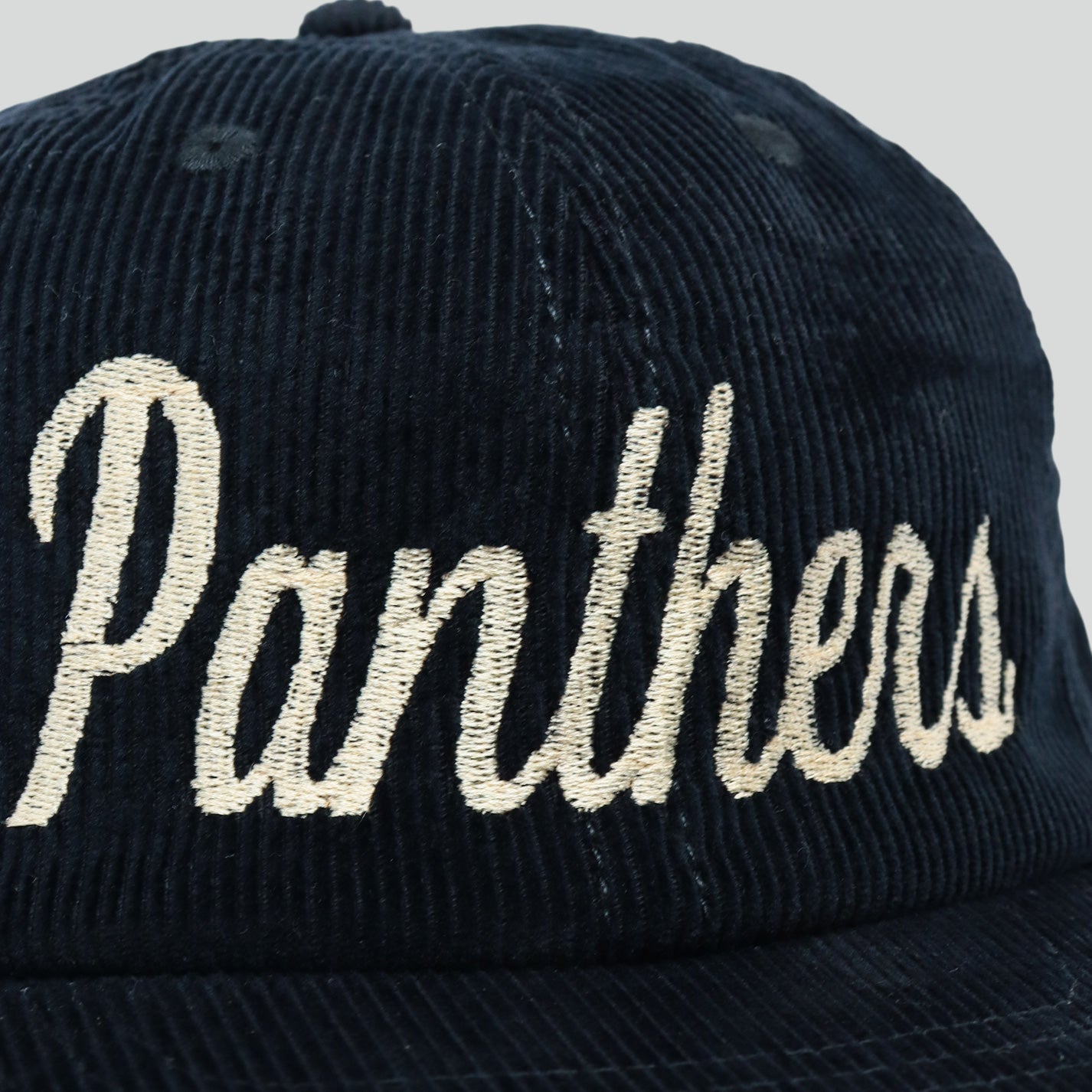 "Panthers Corduroy Hat" (BLACK)