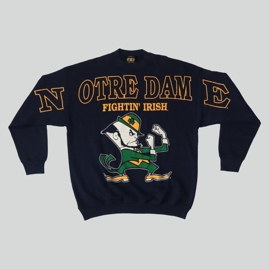 90's Sweatshirt "Notre Dam Fightin' Irish"