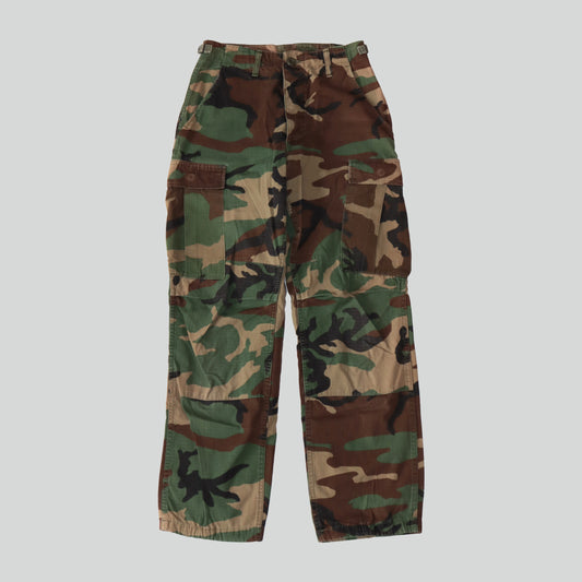 Used Cargo Pants "BDU Woodland Camo"