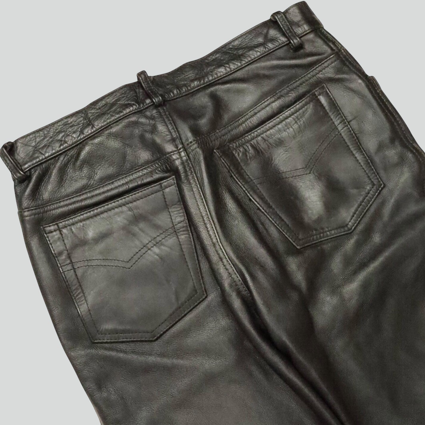 90's Leather Pants