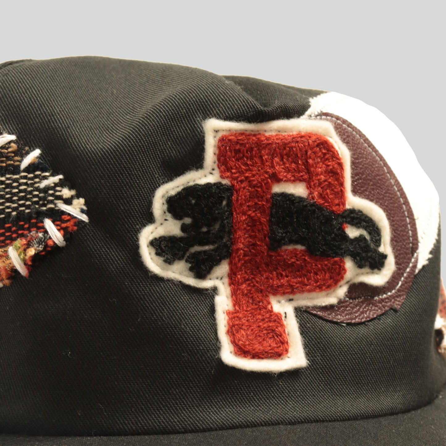 Part Three × Ichiryu made "P Panther Sakiori patchwork Hat"