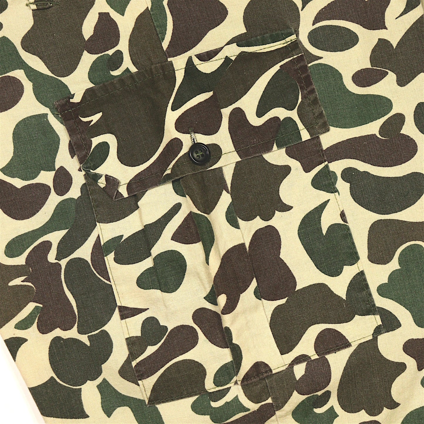 60s–70s Duck Hunter Camo Cargo Pants