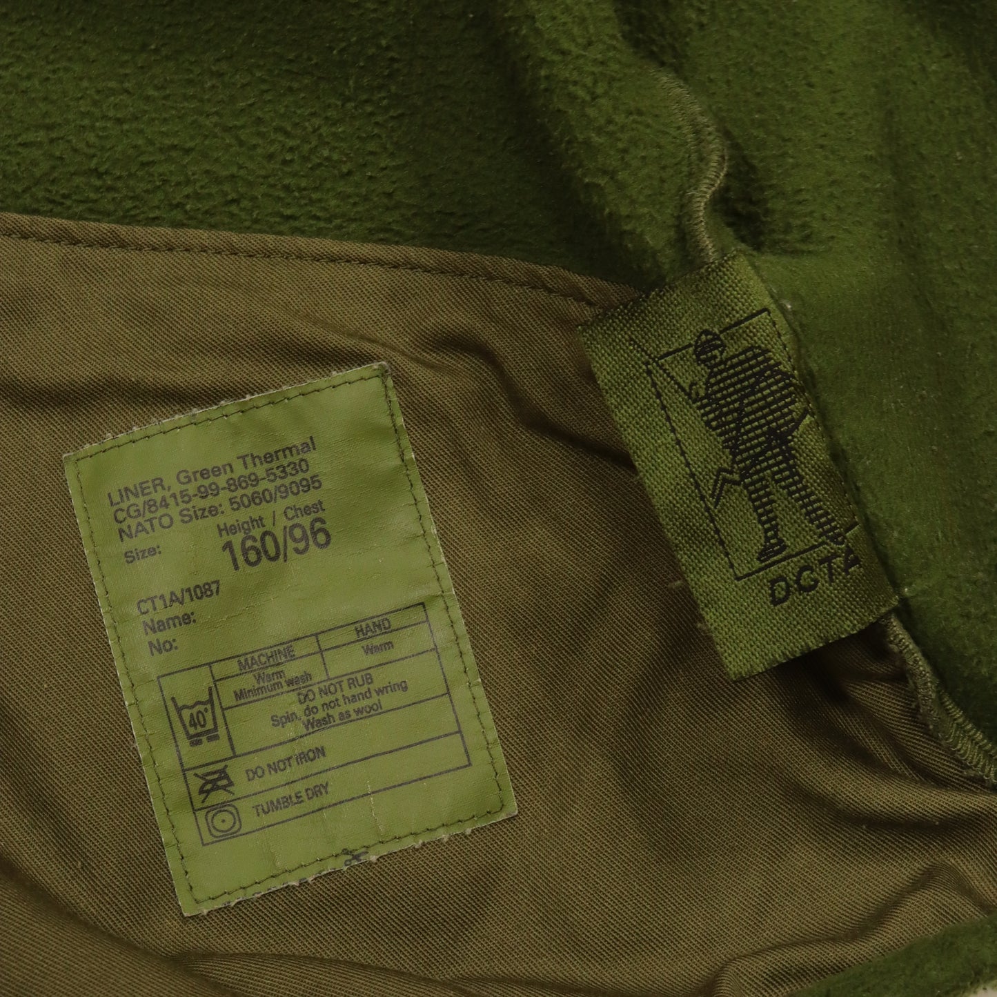 90's British Army Fleece Liner Jacket
