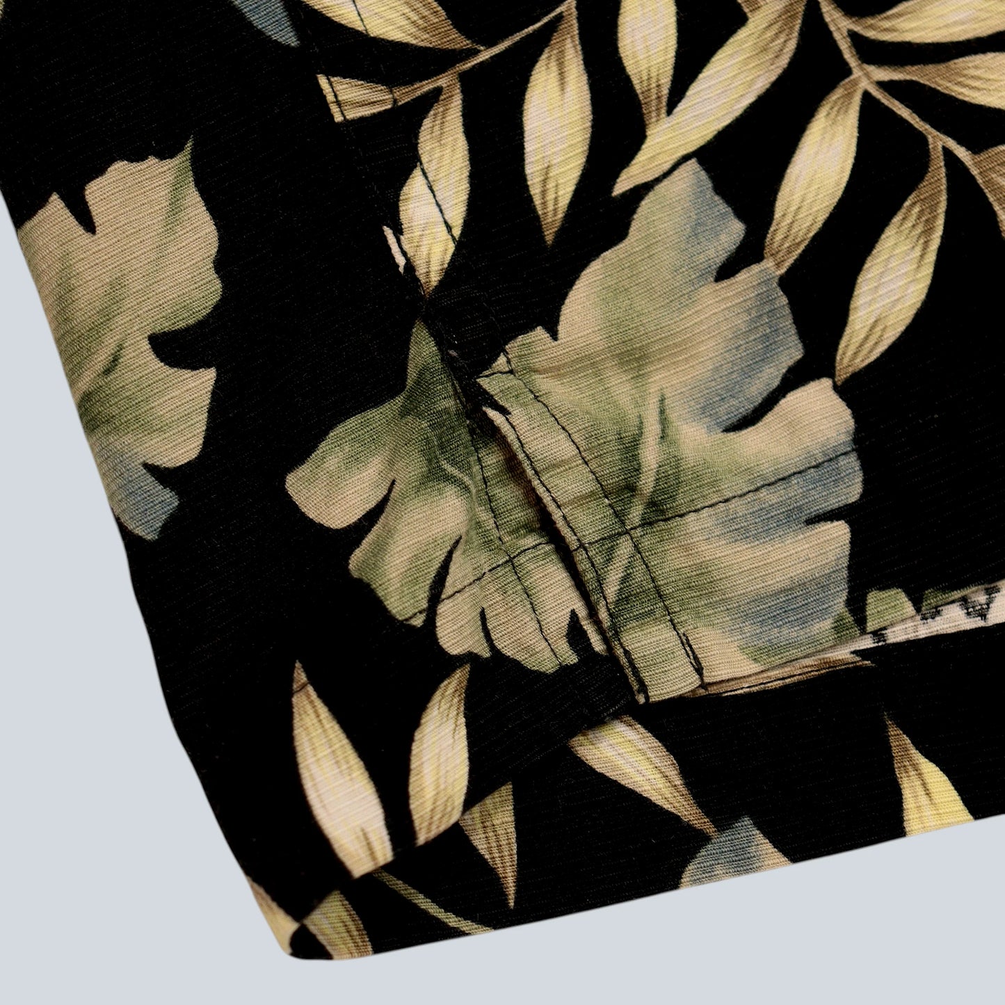 90's Botanical Open Collar Shirt