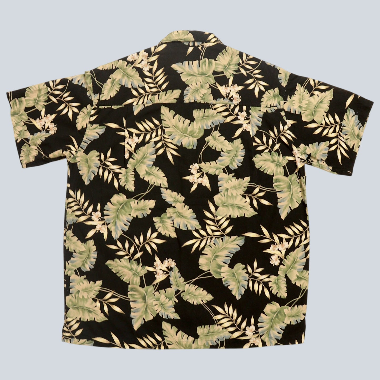 90's Botanical Open Collar Shirt