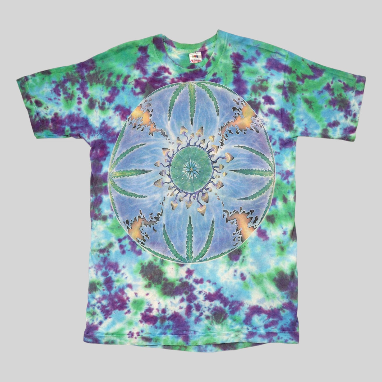 1993 Not Fade Away “Mike DuBois” Psychedelic Tie-Dye T-Shirt / Made in USA
