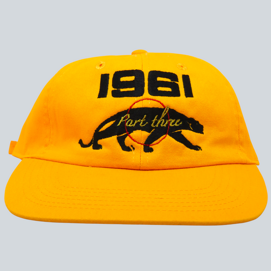 "1961 / Part three Embroidery Hat" (YELLOW)