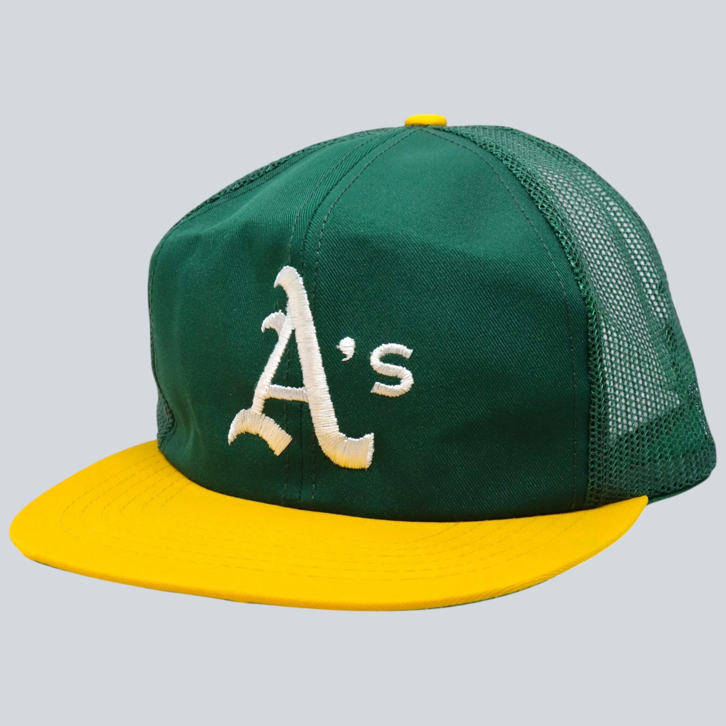 90's Trucker Cap "Oakland Athletics" / Made by KURIHARA