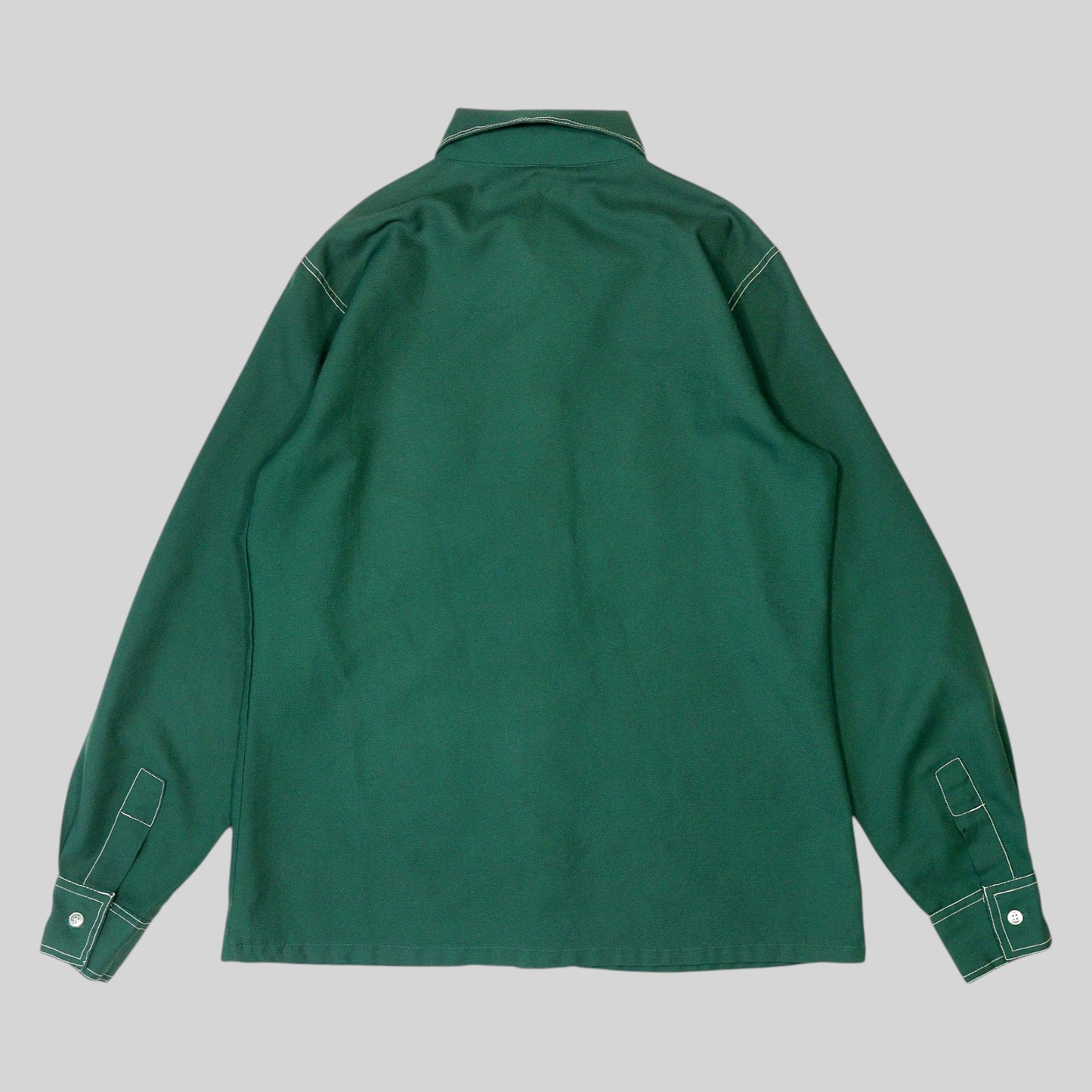 70s "PERMA-PREST" Stitch Detail Shirt / Made in JAPAN