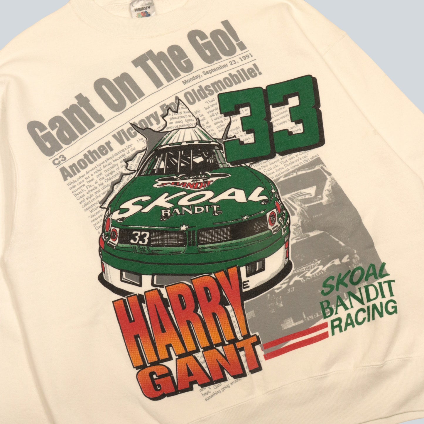 90's Sweatshirt Made in USA "Harry Gant Nascar Racing"