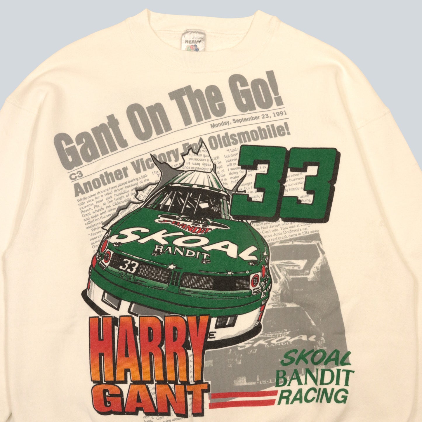 90's Sweatshirt Made in USA "Harry Gant Nascar Racing"