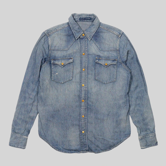 00s Denim Western Shirt