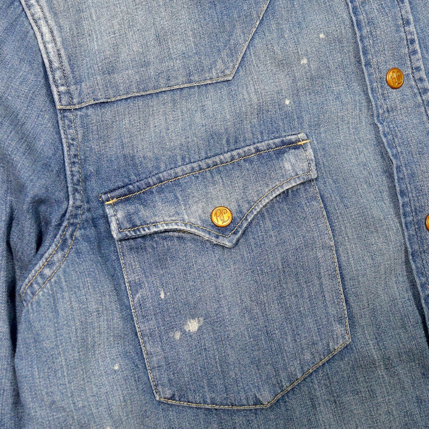 00s Denim Western Shirt