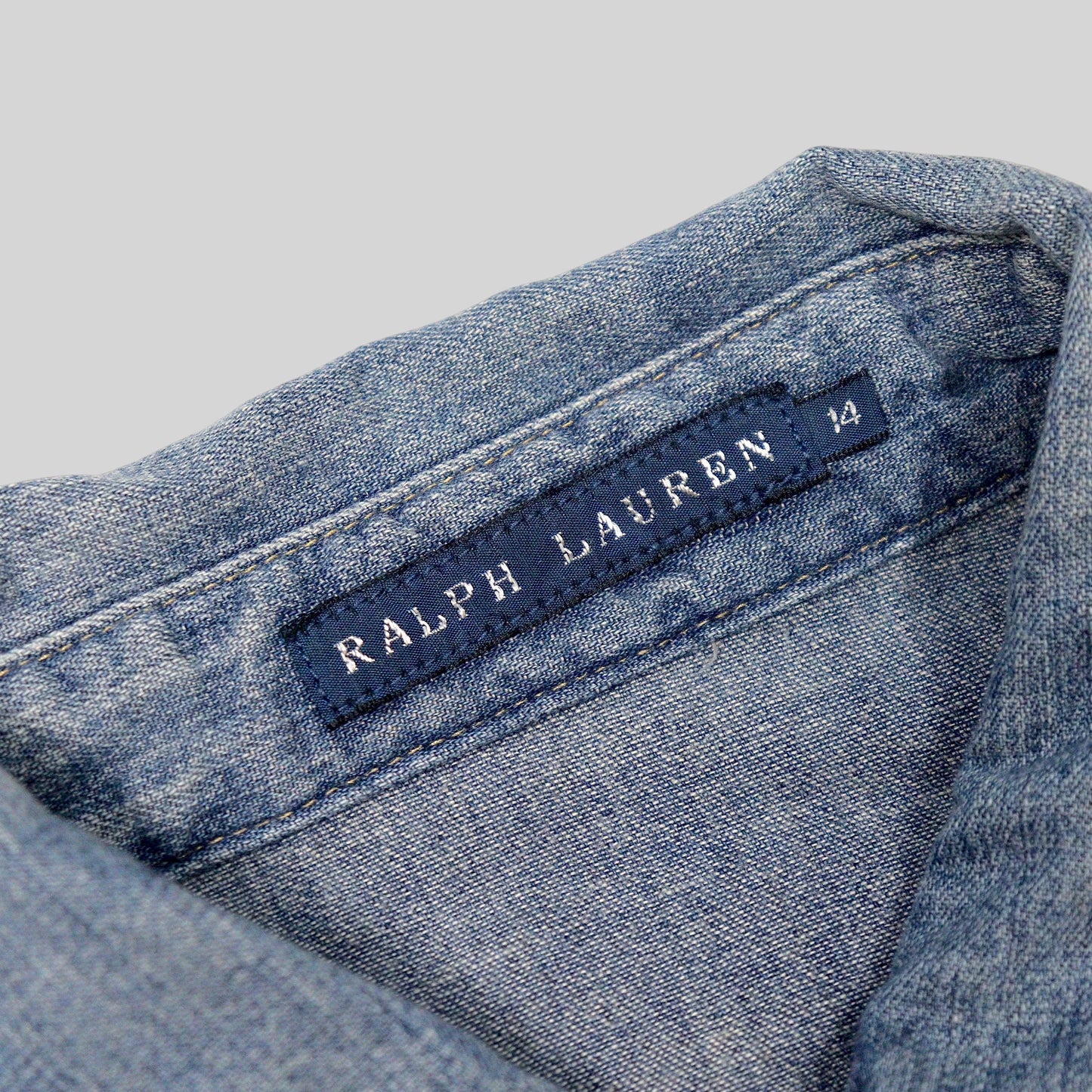 00s Denim Western Shirt