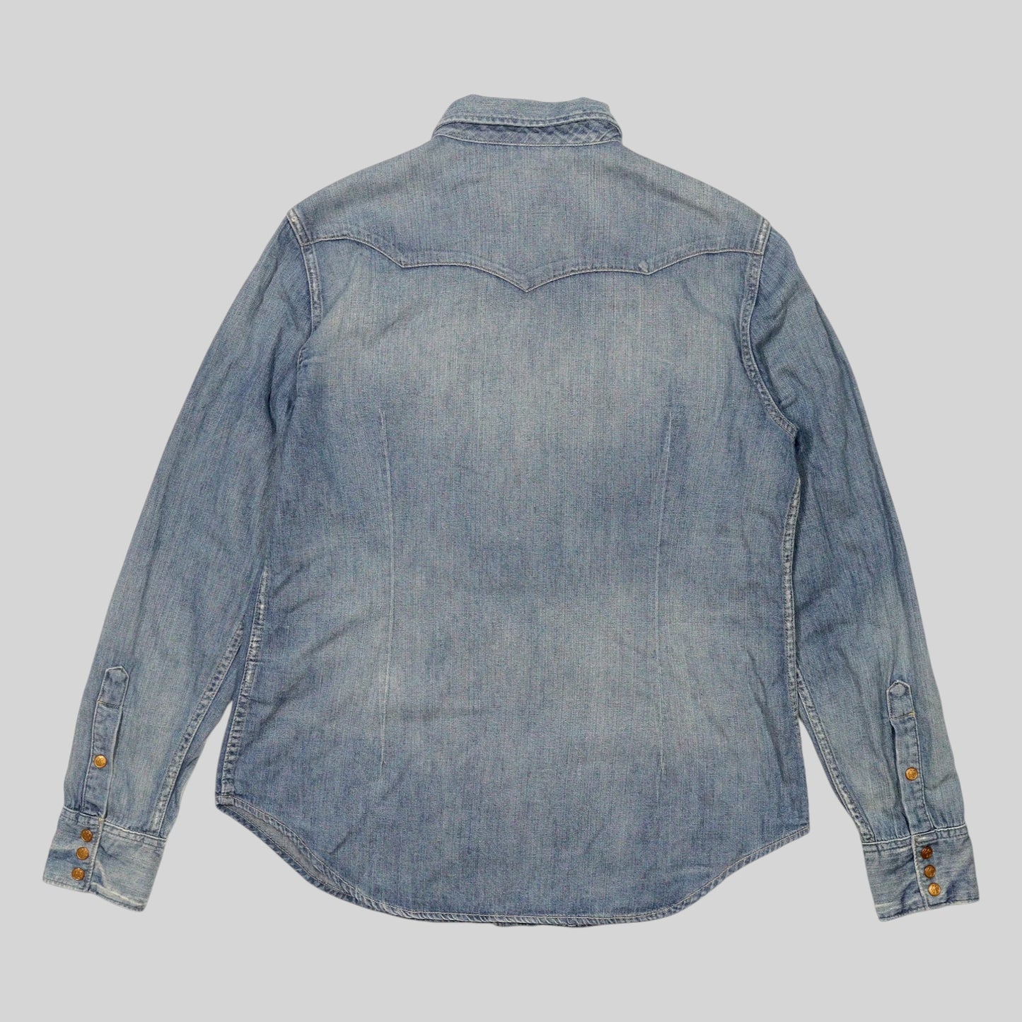 00s Denim Western Shirt