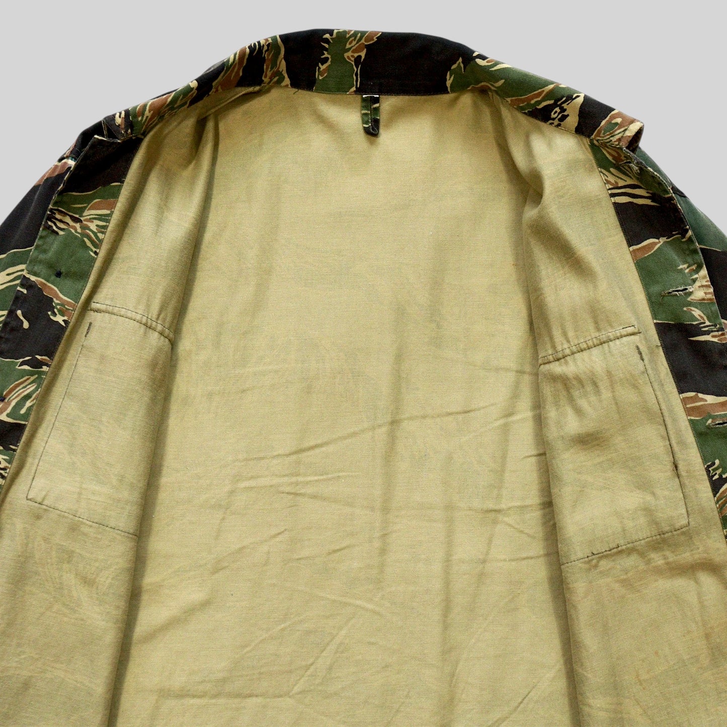 Used Tiger Stripe Camouflage Military Jacket