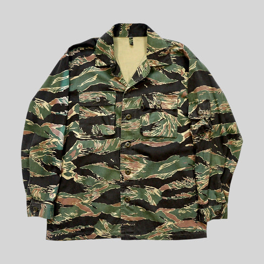 Used Tiger Stripe Camouflage Military Jacket