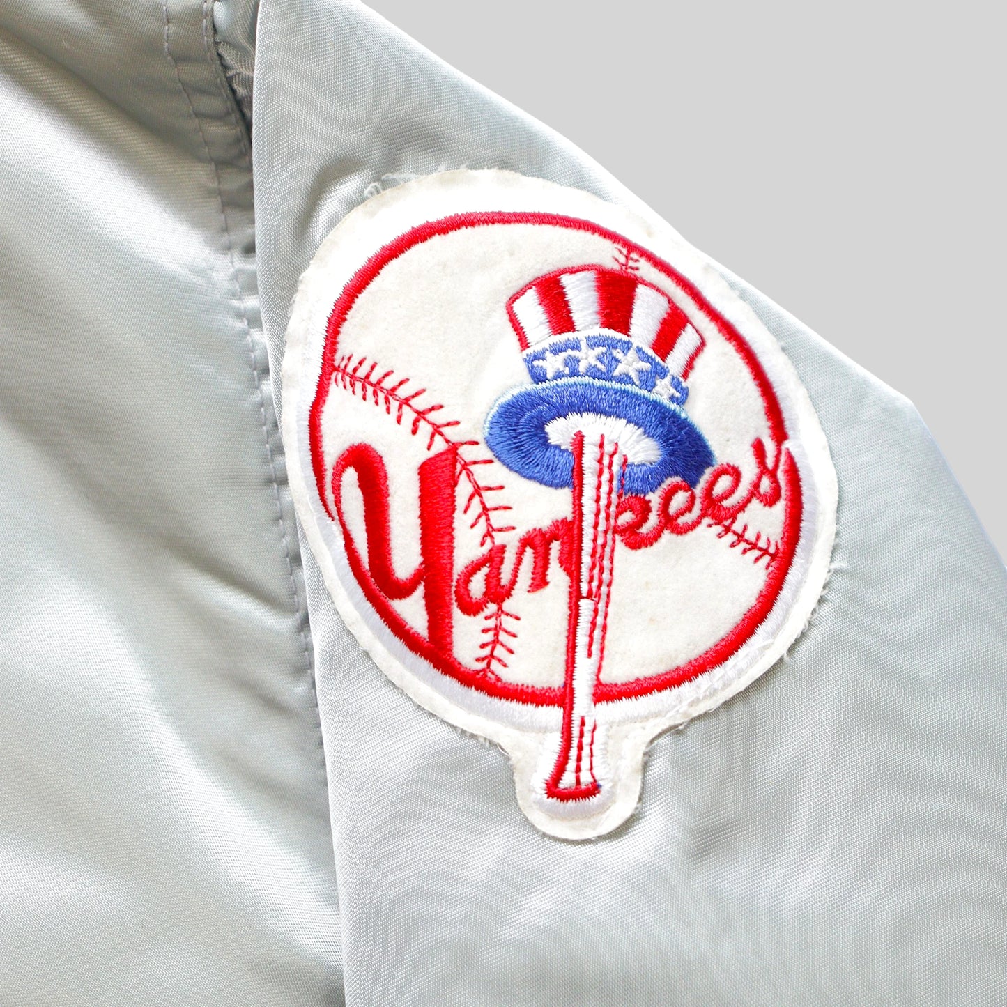 70s–80s New York Yankees Satin Varsity Jacket / Made in USA