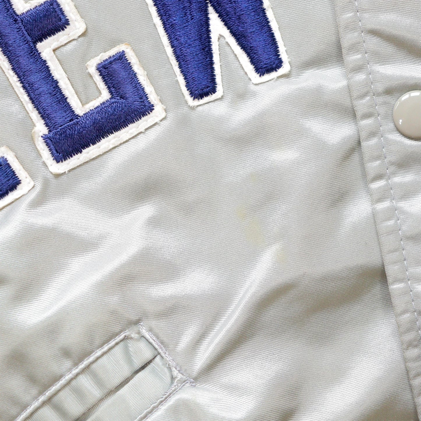 70s–80s New York Yankees Satin Varsity Jacket / Made in USA