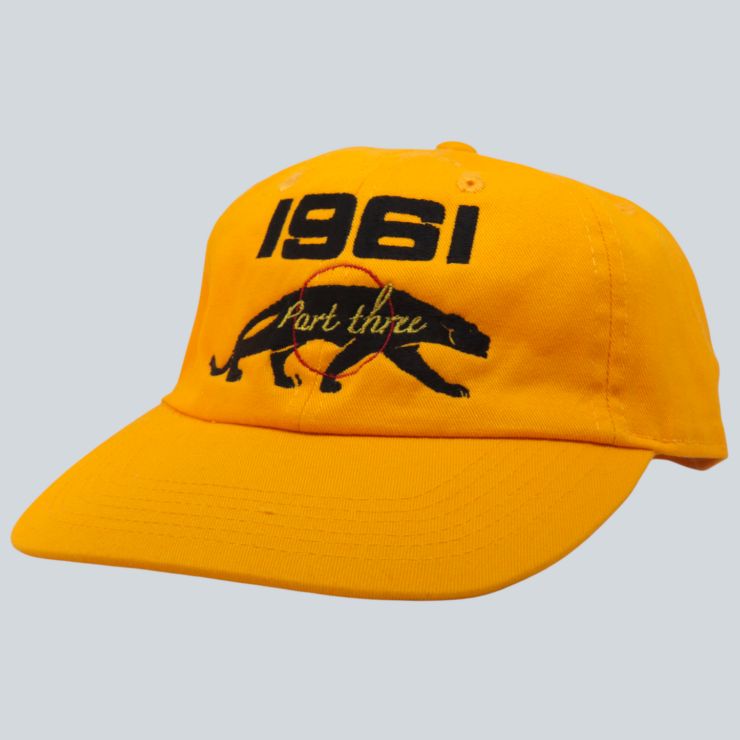 "1961 / Part three Embroidery Hat" (YELLOW)