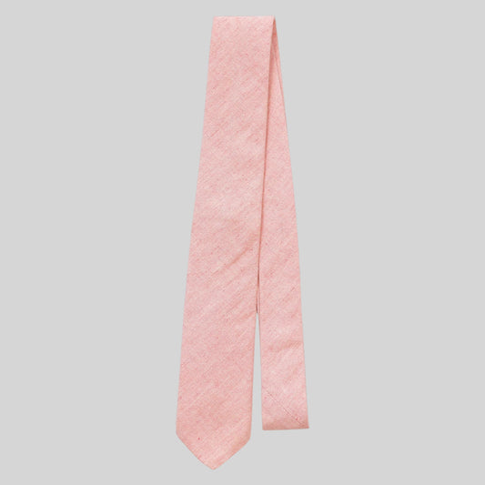 Cotton Chambray Narrow Tie