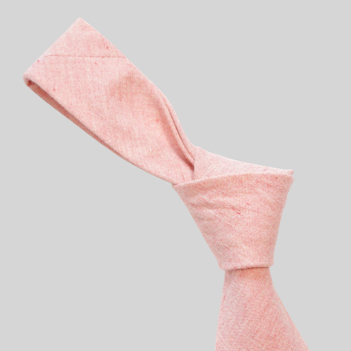 Cotton Chambray Narrow Tie