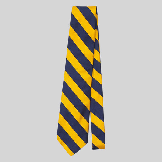 00s Silk Regimental Stripe Tie / Hand Made in ITALY