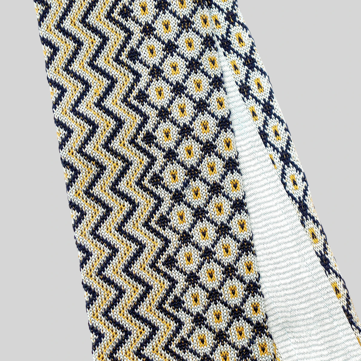 Geometric Knit Tie