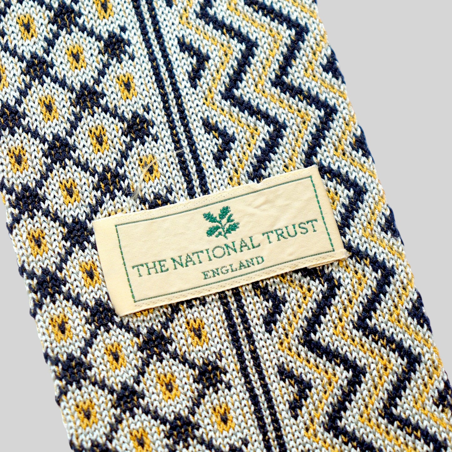 Geometric Knit Tie