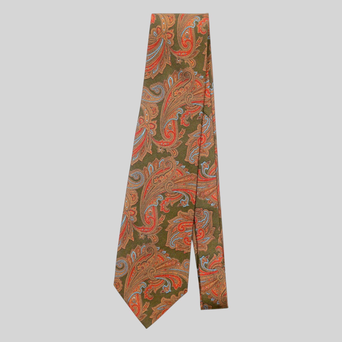 90s Silk Paisley Tie / Hand Made in JAPAN