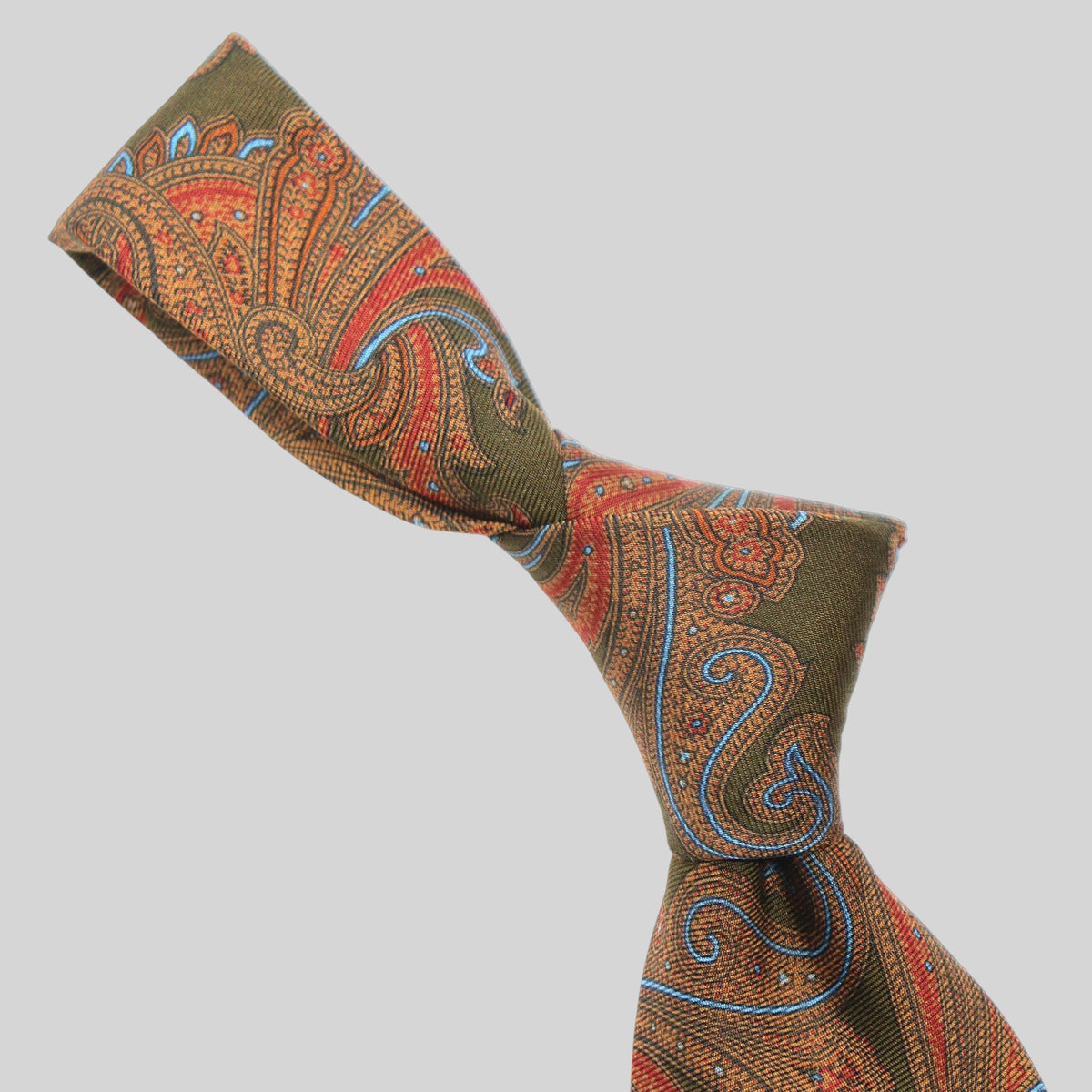 90s Silk Paisley Tie / Hand Made in JAPAN