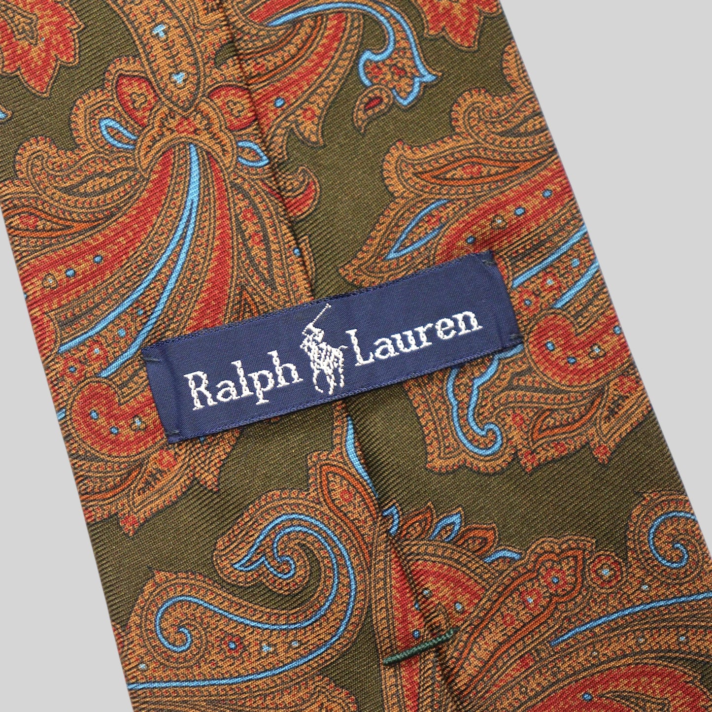 90s Silk Paisley Tie / Hand Made in JAPAN