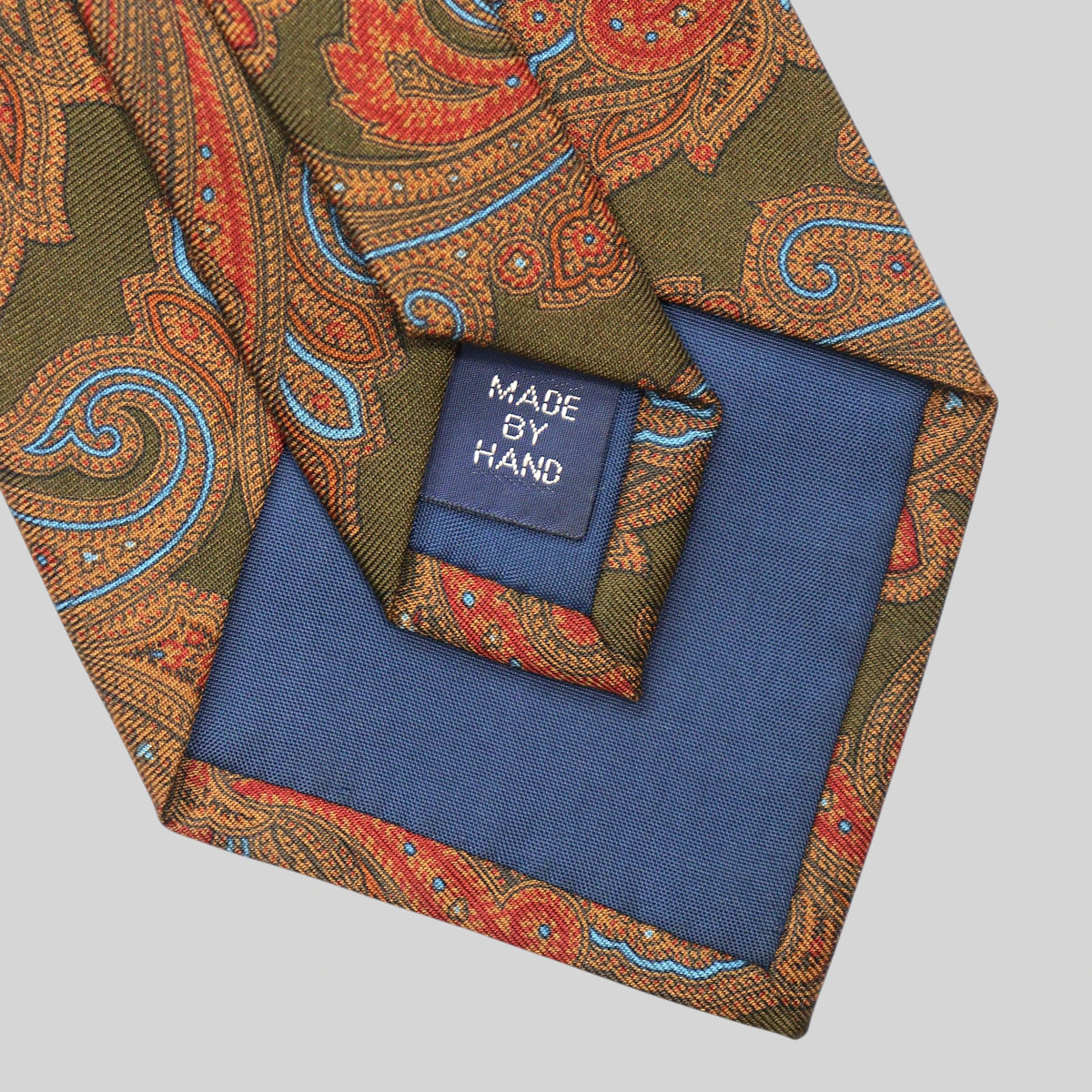 90s Silk Paisley Tie / Hand Made in JAPAN